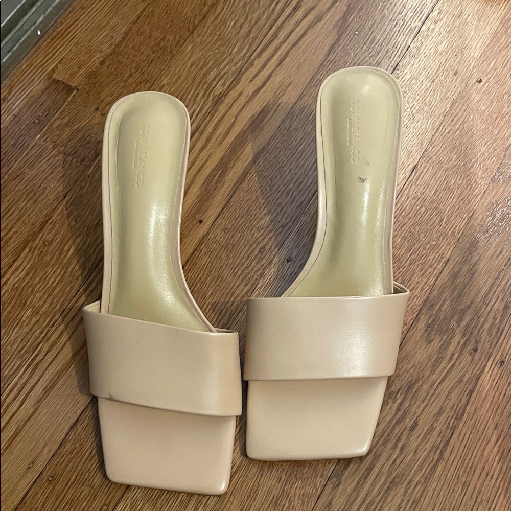 Tony Bianco Cream Women's Slide Sandals